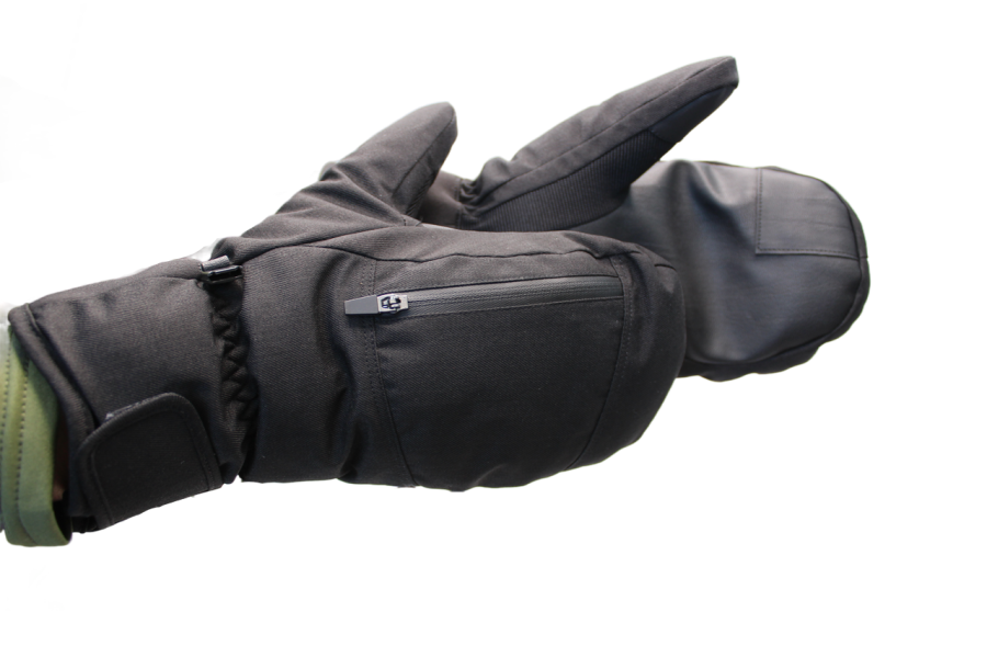 bivaliy_варежки зимние/черные/мужские/карман/молния/ДМ/ #31135715