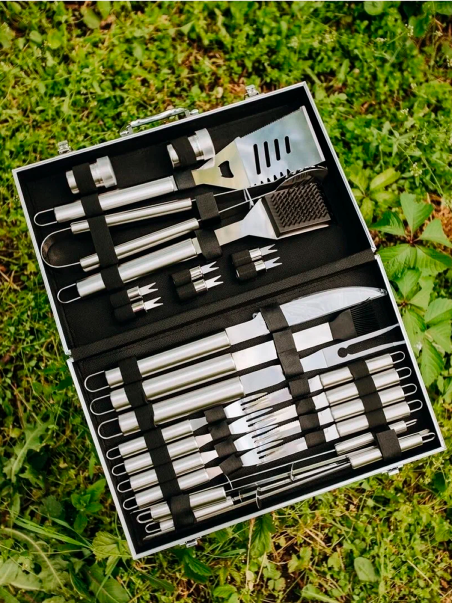 bivaliy_набор для шашлыка/26 предметов/в кейсе/ДМ/