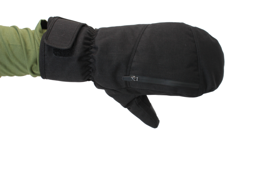 bivaliy_варежки зимние/черные/мужские/карман/молния/ДМ/ #31135715