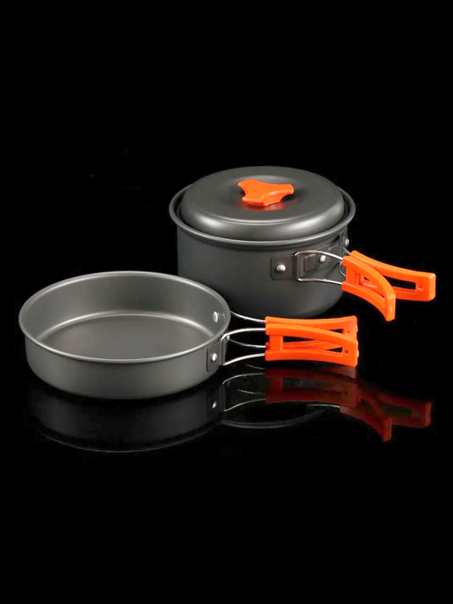 bivaliy_посуда-набор /сет из 7 предметов/кастрюля/сковорода / чехол/SK-218/ #200/ДМ/