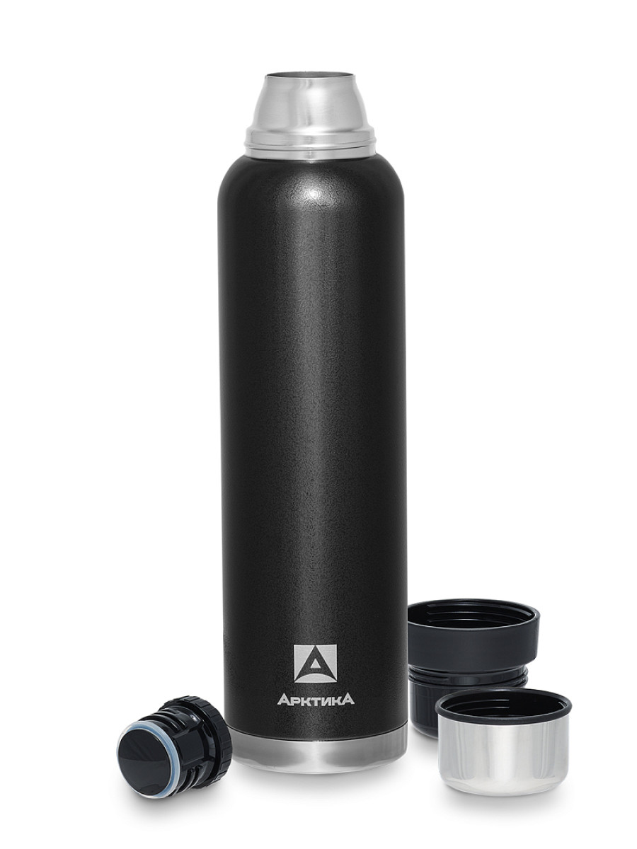 bivaliy_термос "вакуумный, бытовой, Арктика 1200 мл"/черный/#106-1200-BK