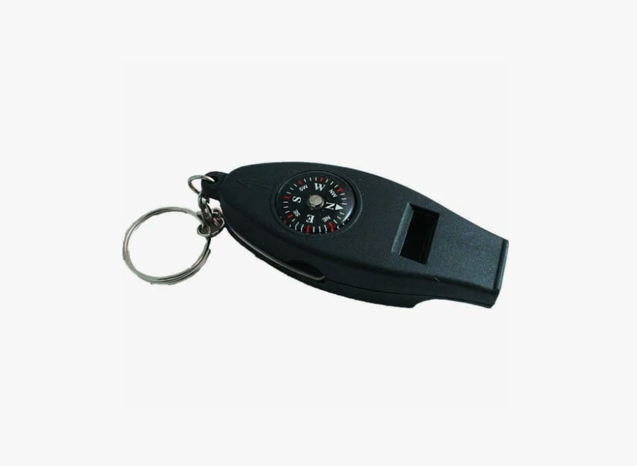 bivaliy_компас "СЛЕДОПЫТ"свисток (термометр) , с карабином/144 / #PF-TCP-09