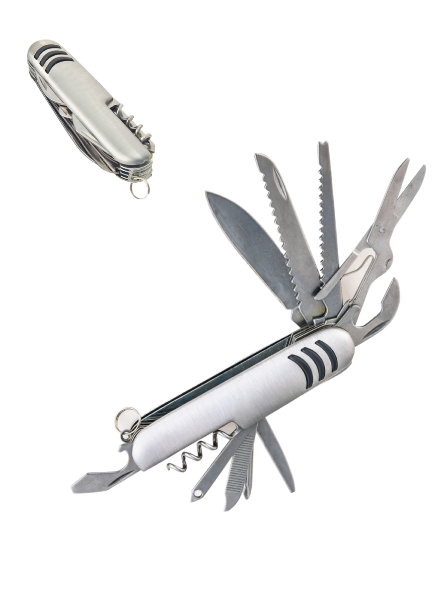 bivaliy_посуда-нож складной-мультитул/серебристый /ДМ/