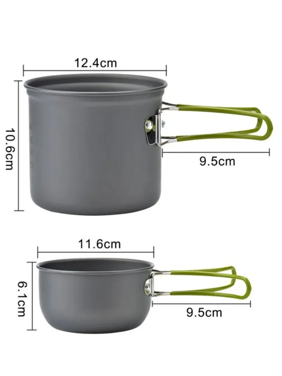 bivaliy_посуда-набор /сет из 5 предметов/ на 1 человека / чехол/ #DS-101/ДМ/