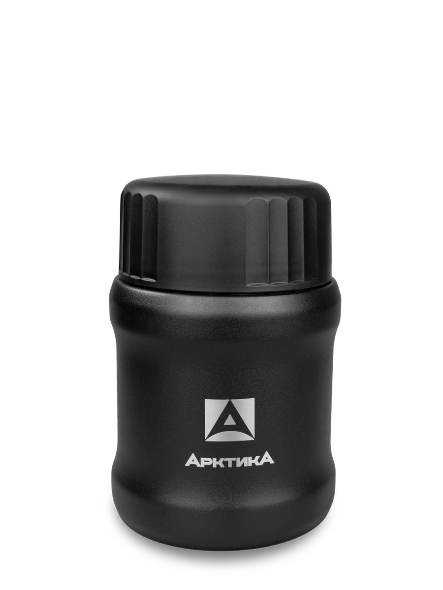 bivaliy_термос для еды "вакуумный, бытовой, Арктика"/500 мл./чёрный/ #311-500-BKT