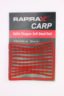 bivaliy_стопор для бойлов "RapiraX CARP Boilie Stopper Soft Bead Red” # RCAS-9004-red/ДМ/