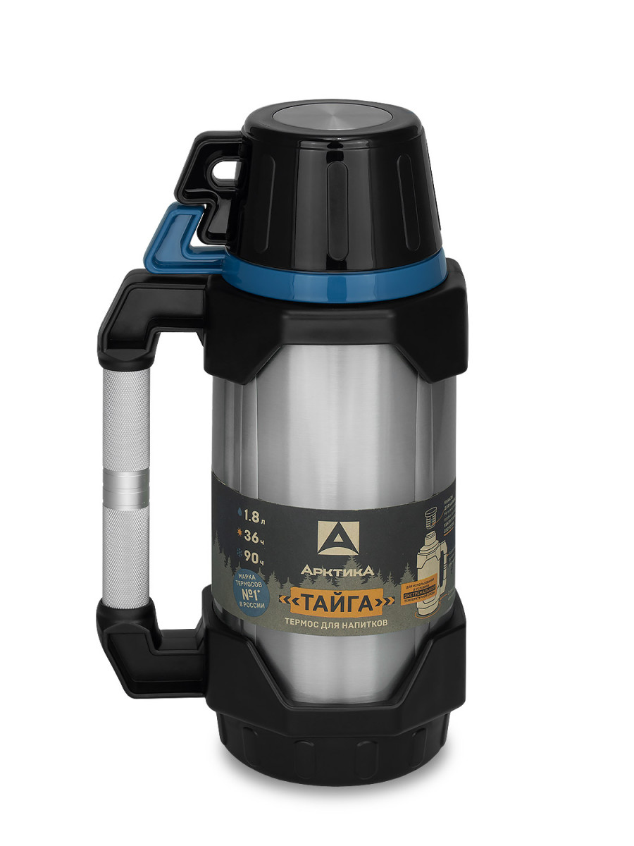 bivaliy_посуда-термос "вакуумный, бытовой, Арктика 1800 мл"/ #110-1800-BL