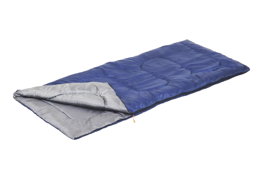 bivaliy_мешок спальный одеяло "СЛЕДОПЫТ - Pioneer", 180х73 см., до +10С, 1,5 х слойный, цв.темно-синий/12/"/ #PF-SB-39