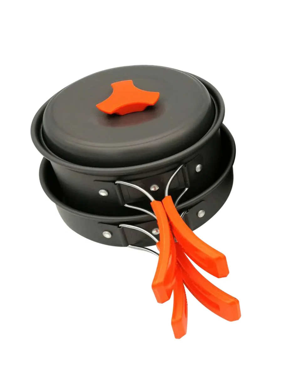 bivaliy_посуда-набор /сет из 7 предметов/кастрюля/сковорода / чехол/SK-218/ #200/ДМ/