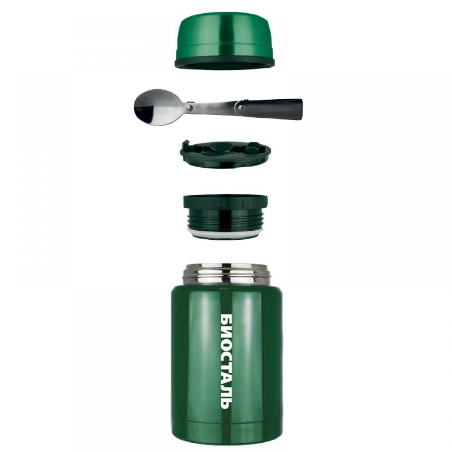 bivaliy_посуда-термос для еды "Биосталь" с ложкой, 0,75 л/12/"/ #NTS-750
