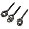 bivaliy_застежка-винт для насадок"RapiraX CARP Oval Ring Bait Screw 12mm Matt Black”/ уп-ка 10 шт / # RCAS-8026-O-12/ДМ/