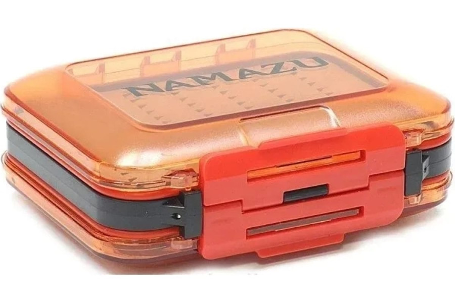 bivaliy_коробка для мормышек и мелких аксессуаров "Namazu", тип В, 125х100х42 мм/ #N-BOX28