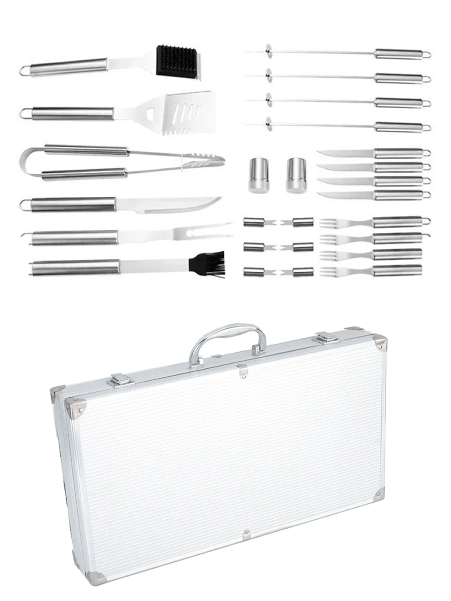 bivaliy_набор для шашлыка/26 предметов/в кейсе/ДМ/