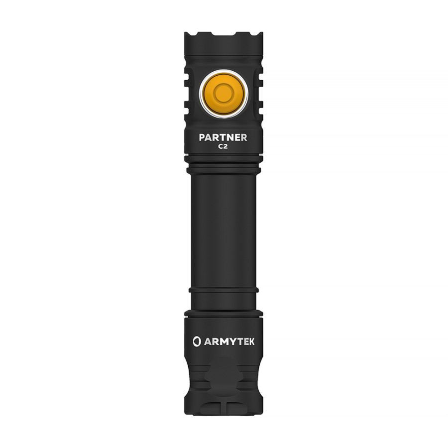 bivaliy_фонарь "Armytek Partner C2 Magnet USB Белый"/ #F07802C