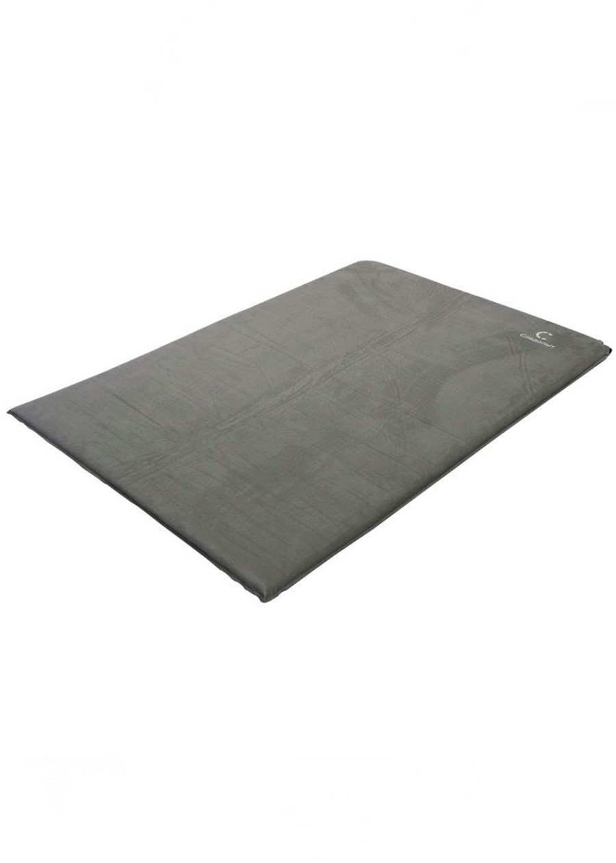 bivaliy_коврик-самонадувающийся "СЛЕДОПЫТ" двухместный, 187x130x5 cм премиум, цв. серый/6/"/ #PF-KS-01