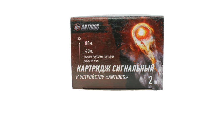 bivaliy_картридж сигнальный к п/у "Antidog" (зелен) (уп 2шт)