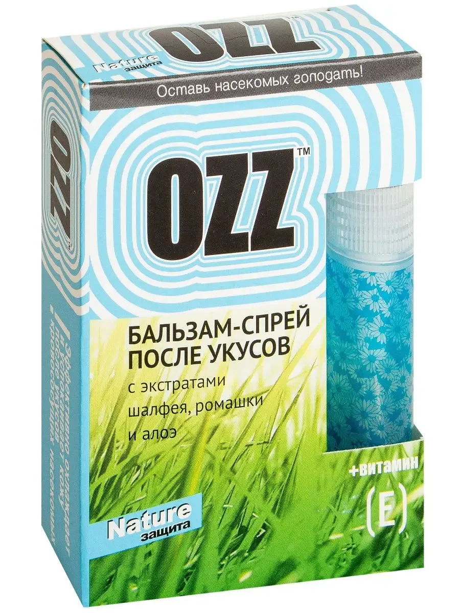 bivaliy_репеллент "OZZ-Бальзам Nature спрей после укусов, 6мл"/ #