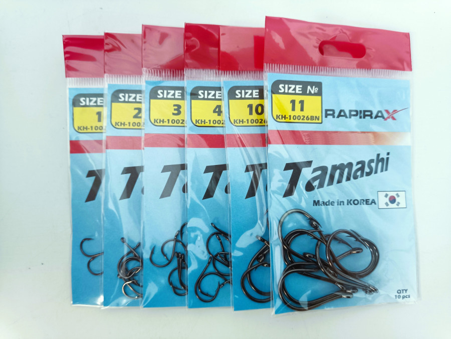 bivaliy_Крючки RapiraX Tamashi KH10026 10 шт/уп