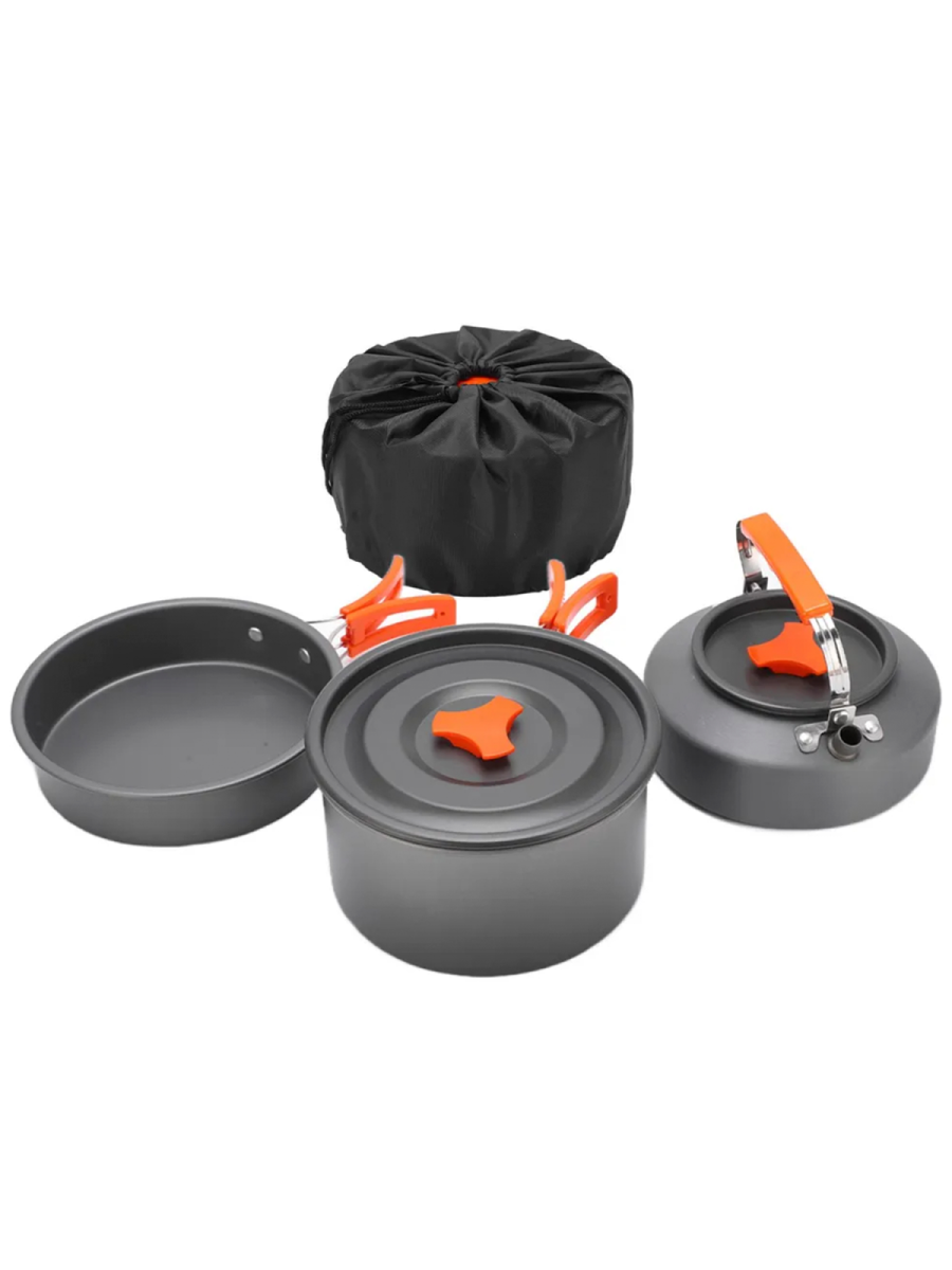 bivaliy_посуда-набор /сет из 9 предметов/ чайник/ковш/сковородка / чехол/SK-328 #301/ДМ/