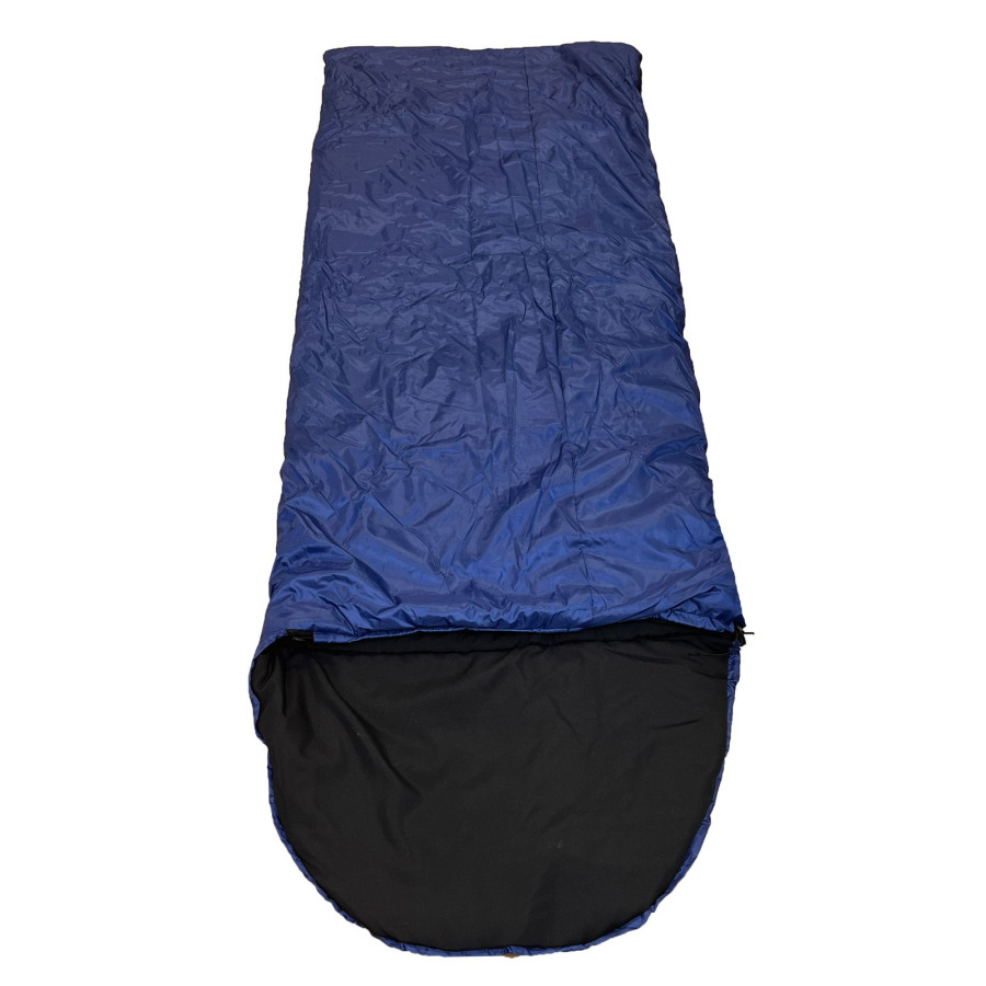 bivaliy_мешок спальный с капюшоном /цвет синий/210Т/водоотталкивающий/ -10 0С/ весна #/ДМ/