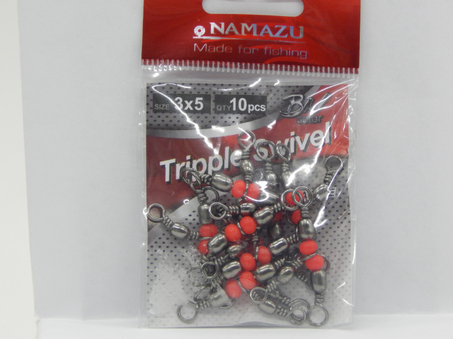 bivaliy_Вертлюг тройной Namazu TRIPPLE SWIVEL10шт/уп