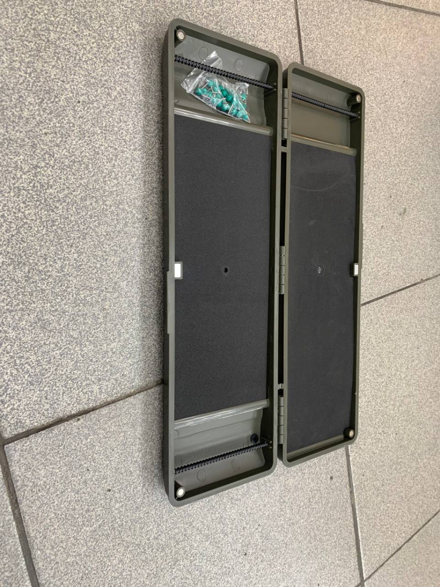 bivaliy_поводочница односторонняя двойная "Rig Box" 35см крышка на магнитах/ДМ/