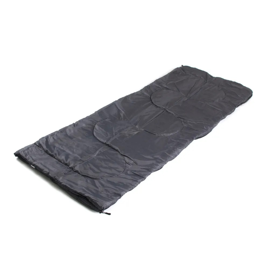 bivaliy_мешок спальный одеяло "СЛЕДОПЫТ - Pioneer", 180х73 см., до +10С, 1,5 х слойный, цв.темно-серый/8/"/ #PF-SB-38