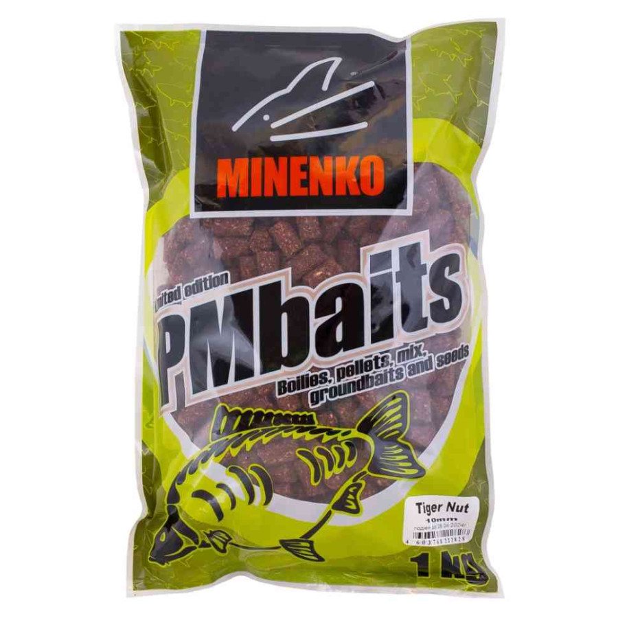 bivaliy_прикормка-пеллетс "MINENKO PM BAITS"/Tiger Nut/ (10мм) 1 кг"/ #3922