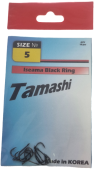 bivaliy_крючки "Tamashi Iseaмa black кольцо №5 10 шт/уп"/ #ССС000003001